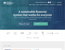 Tablet Screenshot of financialtransparency.org